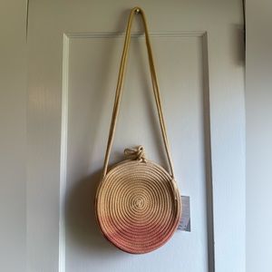 NADE studios plant dyed ombré rope purse